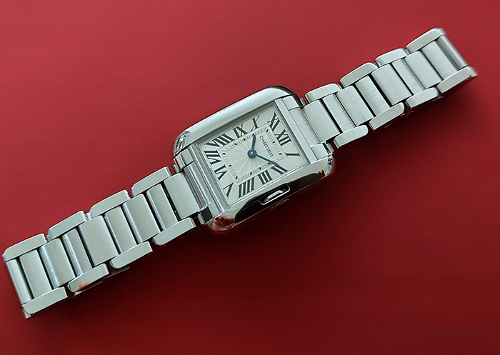 Ladies' Cartier Tank Anglaise Small Ladies Wristwatch Ref. W5310022